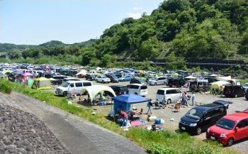 田代運動公園キャンプ場 河原