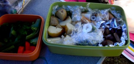 チーズホンデュ用の食材