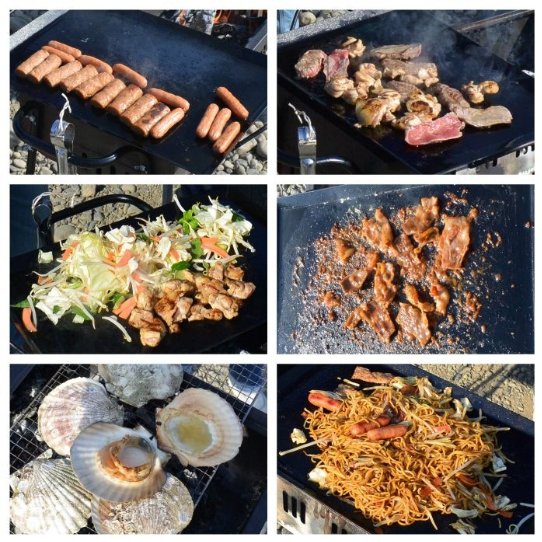 バーベキューの食材