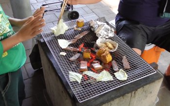 清水公園キャンプ場 バーベキュー