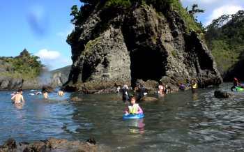 シュノーケル開始