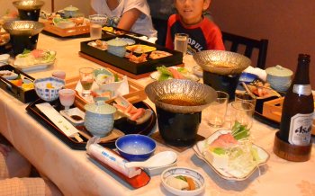 河内屋での夕食