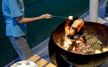マシュマロ焼き