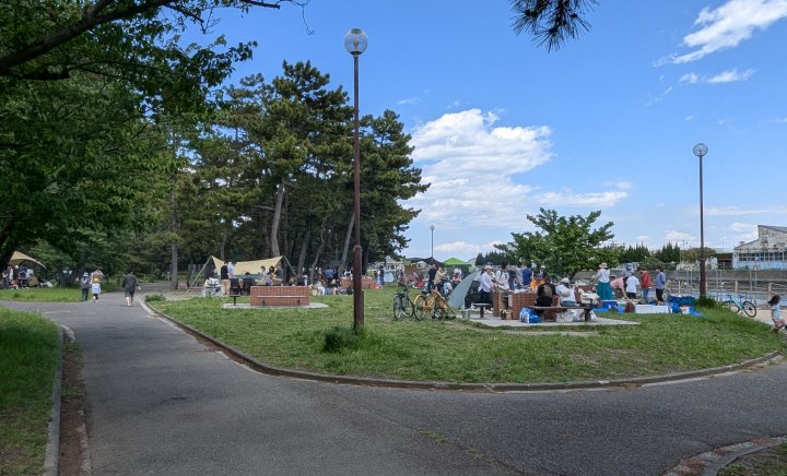 バーベキュー区画