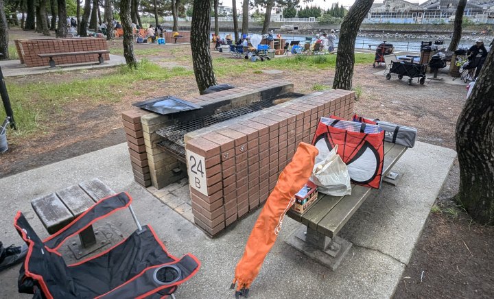 バーベキュー区画