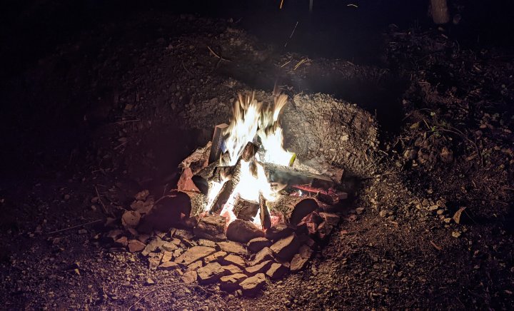 焚き火