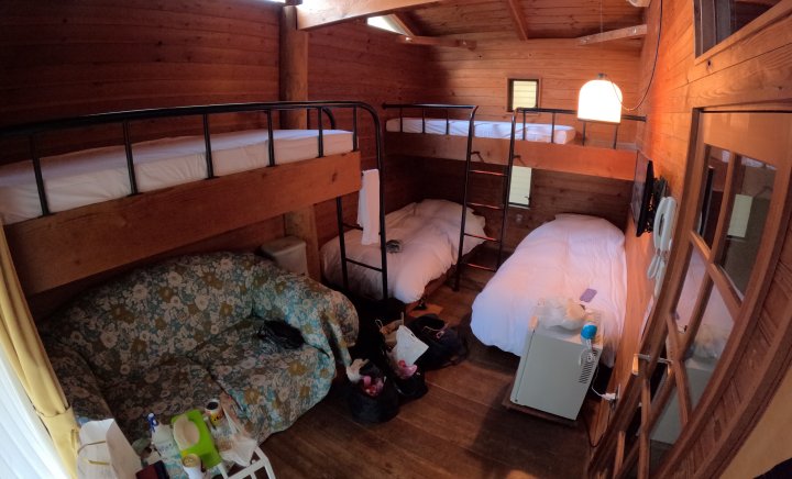 ウッディーコテージ内