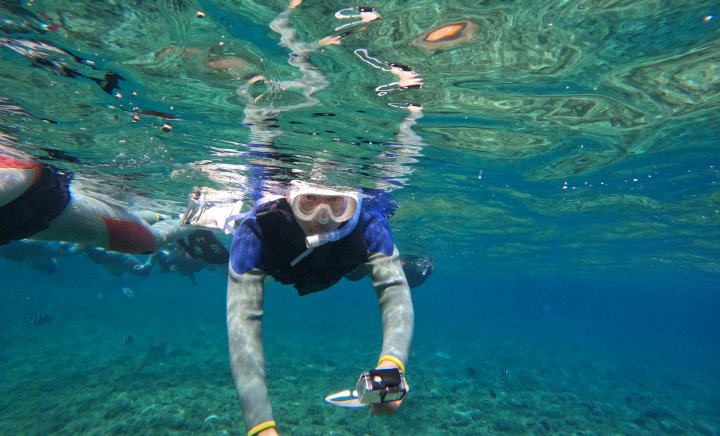 スノーケリング