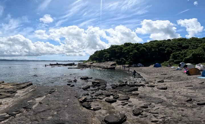 島の海岸