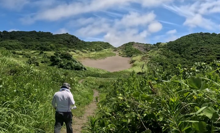 館山砂丘(南斜面)