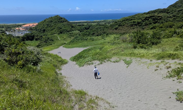 館山砂丘(南斜面)